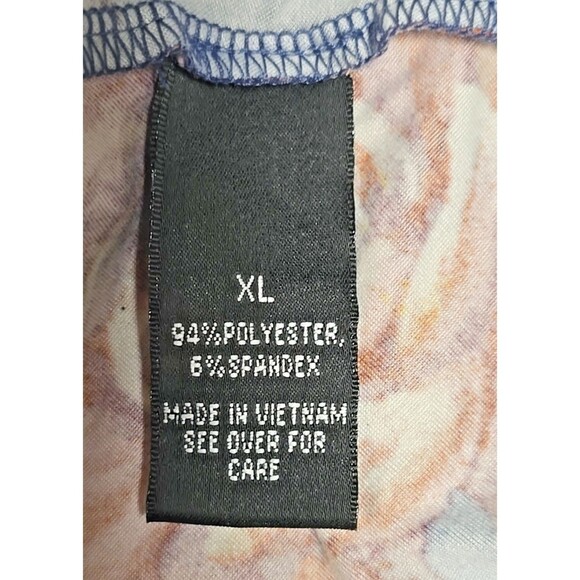 WOMEN’S IZ BYER 3/4 SLEEVE DRESS – SIZE XL BLUE FLOWER WRAP DRESS - Picture 9 of 9